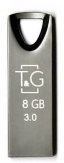 Флеш-память USB T&G 117 Metal Series 8GB Black USB 2.0 TG117BK-8G3