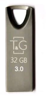 Флеш-память USB T&G 117 Metal Series 32GB Black USB 2.0 TG117BK-32G3
