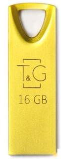 Флеш-память USB T&G 117 Metal series 16GB Gold USB 3.0 TG117GD-16G3