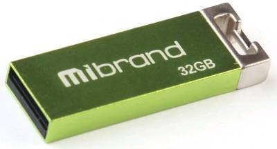 Флеш-память USB Mibrand Chameleon 32GB Light Green USB 2.0 MI2.0/CH32U6LG