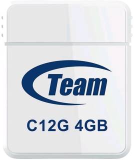 Флеш-память USB Team C12G 4GB White USB 2.0 TC12G4GW01