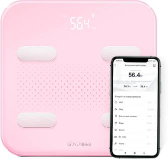 Весы напольные Yunmai S Smart Scale Pink (M1805CH-PNK)