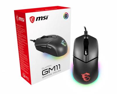 Мышка MSI Clutch GM11 Black S12-0401650-CLA