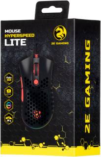 Мышка 2E HyperSpeed Lite RGB Black 2E-MGHSL-BK