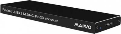 Maiwo M.2 SSD (NGFF) SATA - USB 3.1 Type-C (K16NC)