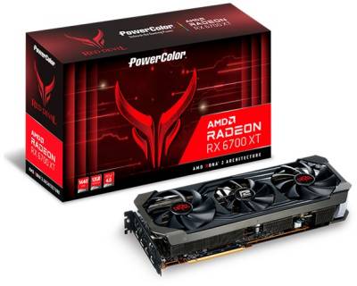 Видеокарта PowerColor Red Devil AMD Radeon RX 6700 XT 12GB AXRX 6700XT 12GBD6-3DHE/OC