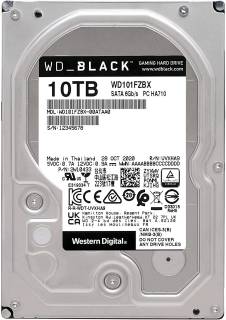 Внутренний HDD/SSD Western Digital WD Black Performance 10TB 7200rpm 256MB WD101FZBX