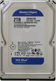 Внутренний HDD/SSD Western Digital WD Blue 2TB 7200rpm 256MB WD20EZBX