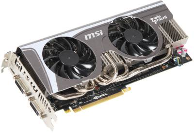 Видеокарта MSI GeForce GTX580 1536MB N580GTX Twin Frozr II/OC