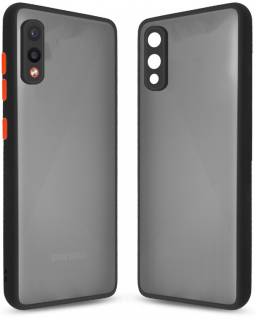 MakeFuture Samsung A02 Frame (Matte PC+TPU) Black MCMF-SA02BK