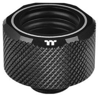 Кулер Thermaltake Фитинг для СВО ThermalTake Pacific C-PRO G1/4 PETG Tube 16mm OD Compression - Black (CL-W214-CU00BL-A)