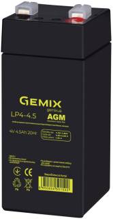Аккумуляторная батарея Gemix 4V - 4.5Ah (LP4-4.5) LP44.5