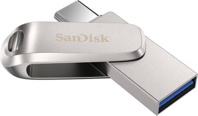 Флеш-память USB SanDisk Ultra Dual Drive Luxe 32GB Silver USB 3.1 + Type-C SDDDC4-032G-G46