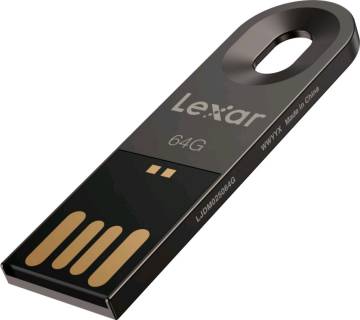 Флеш-память USB Lexar JumpDrive M25 64GB Titanium Gray USB 2.0 LJDM025064G-BNQNG