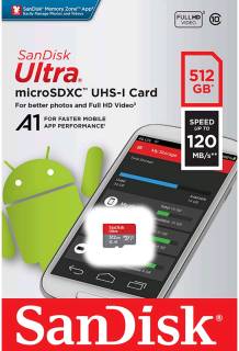 Карта памяти SanDisk microSDXC Ultra 512GB SDSQUA4-512G-GN6MN