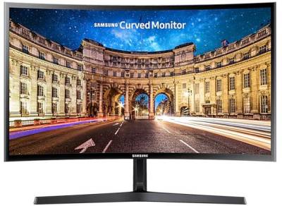 Монитор Samsung 24 Curved Monitor CF396 (LC24F396FHRXEN)