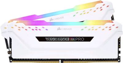 Оперативная память Corsair Vengeance RGB Pro White DDR4 16GB (2x8GB) 3600MHz CL18 Kit CMW16GX4M2D3600C18W