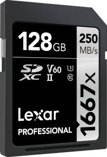 Карта памяти Lexar Professional 1667x SDXC 128GB LSD128CB1667