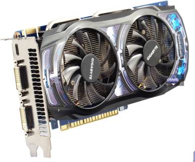 Видеокарта Gigabyte GeForce GTS450 1GB GV-N450OC-1GI