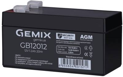 Аккумуляторная батарея Gemix GB12012 AGM