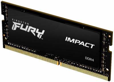 Оперативная память Kingston So-Dimm Fury Impact DDR4 16GB 2666MHz CL15 KF426S15IB1/16