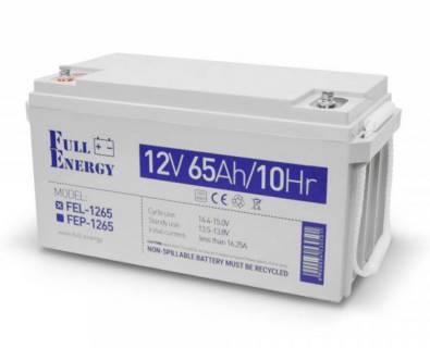 Аккумуляторная батарея FullEnergy 12V 65Ah FEL-1265