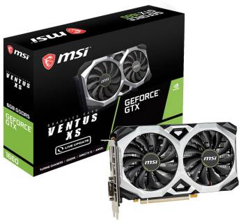 Видеокарта MSI GeForce GTX 1660 VENTUS XS 6GB V1 GTX 1660 VENTUS XS 6G V1