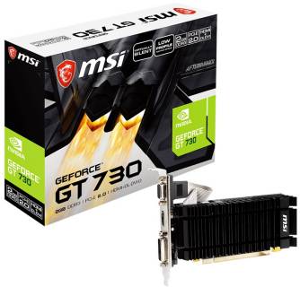 Видеокарта MSI GeForce GT 730 2GB N730K-2GD3H/LPV1