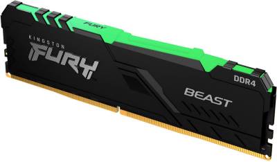 Оперативная память Kingston Fury Beast RGB DDR4 32GB 3200MHz CL16 KF432C16BBA/32