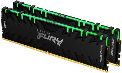 Оперативная память Kingston Fury Renegade RGB DDR4 16GB (2x8GB) 3200Mhz CL16 Kit KF432C16RBAK2/16