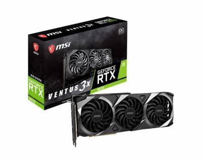 Видеокарта MSI GeForce RTX 3070 VENTUS 3X OC 8GB LHR RTX 3070 VENTUS 3X 8G OC LHR