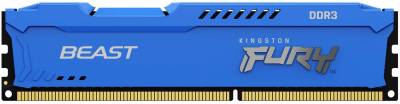 Оперативная память Kingston Fury Beast Blue DDR3 4GB 1600MHz CL10 KF316C10B/4