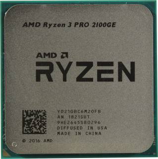 Процессор AMD Ryzen 3 PRO 2100GE Tray YD210BC6M2OFB