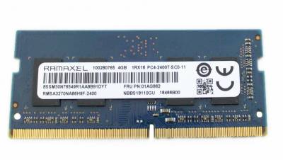 Оперативная память Ramaxel So-Dimm DDR4 4GB 2400MHz CL18 RMSA3270NA86H9F-2400