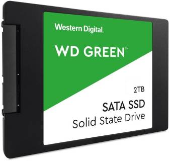 Внутренний HDD/SSD Western Digital WD Green 2TB 3D NAND TLC WDS200T2G0A