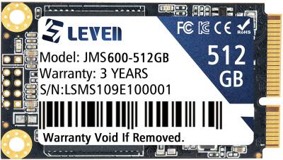 Внутренний HDD/SSD Leven JMS600 512GB mSATA TLC JMS600-512GB