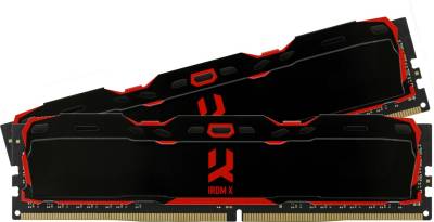 Оперативная память Goodram IRDM X Black DDR4 32GB (2x16GB) 3200MHz CL16 Kit IR-X3200D464L16A/32GDC