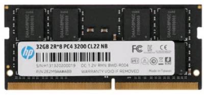 Оперативная память Hewlett Packard So-Dimm S1 DDR4 32GB 3200MHz CL22 2E2M9AA