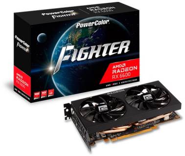 Видеокарта PowerColor Fighter Radeon RX 6600 8GB AXRX 6600 8GBD6-3DH