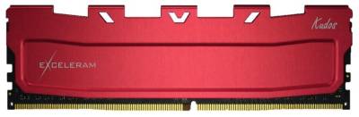 Оперативная память Exceleram Kudos Red DDR4 4GB 2666MHz CL19 EKBLACK4042619A