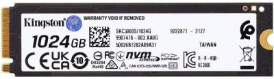 Внутренний HDD/SSD Kingston KC3000 1TB M.2 2280 NVMe PCIe Gen4 x4 3D TLC SKC3000S/1024G