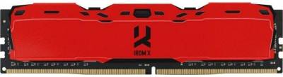 Оперативная память Goodram IRDM X Red DDR4 16GB 3200MHz CL16 IR-XR3200D464L16A/16G