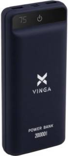 Дополнительные внешние аккумуляторы Vinga 20000 mAh QC3.0 Display VPB2QLSP