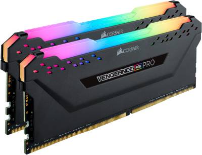 Оперативная память Cooper Vengeance RGB PRO Black DDR4 16GB (2x8GB) 3200MHz CL16 Kit CMH16GX4M2E3200C16