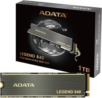 Внутренний HDD/SSD A-Data LEGEND 840 1TB M.2 2280 NVMe PCIe Gen4 x4 TLC ALEG-840-1TCS