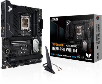 Материнская плата ASUS TUF GAMING H670-PRO WIFI D4