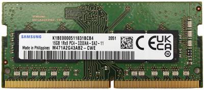 Оперативная память Samsung So-Dimm DDR4 16GB 3200MHz CL22 M471A2G43AB2-CWE