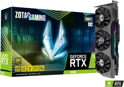 Видеокарта ZOTAC GAMING GeForce RTX 3080 Trinity OC LHR 12GB ZT-A30820J-10PLHR