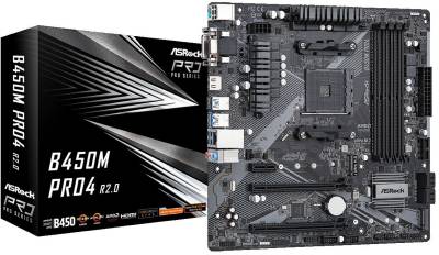 Материнская плата ASRock B450M PRO4 R2.0
