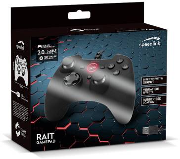 Игровой контроллер SPEEDLINK RAIT Gamepad rubber-black SL-650010-BK